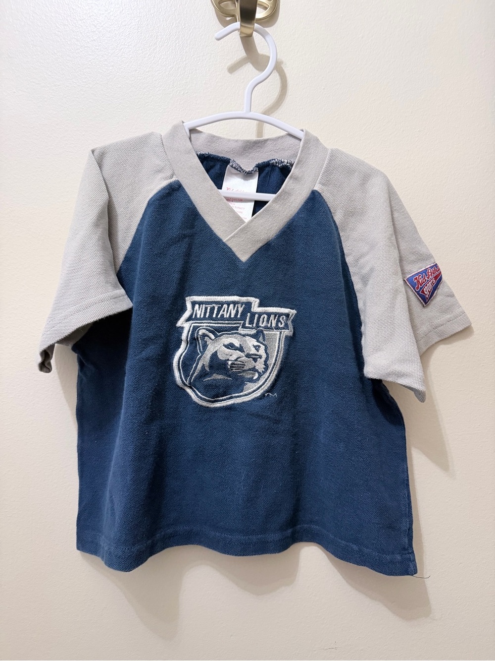 Vintage Penn State Nittany Lions Football Sports Team Kid Athlete Knit T Shirt 4